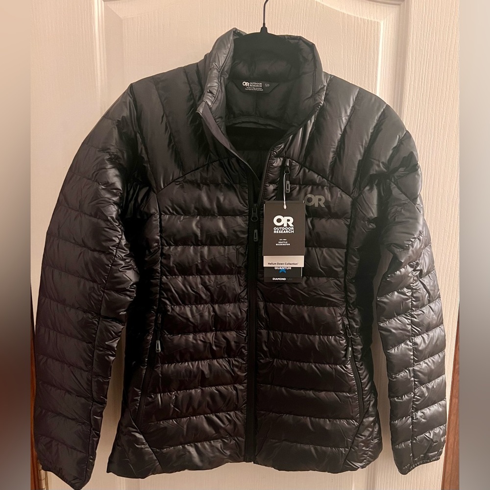 Outdoor Research Black Helium Down Jacket